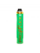Пена монтажная Profflex, PRO Green 50, профессиональная, 50 л, 750 мл, 770 г, летняя, 70091