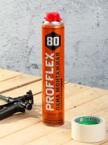 Пена монтажная Profflex, профессиональная, 80 л, 1 л, 1 кг, летняя, 01895