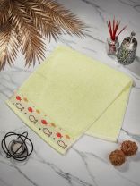 Полотенце 34х74 см, 100% хлопок, желтое, Китай, A160012