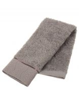 Полотенце лицевое 30х50 см, 100% хлопок, 550 г/м2, Сканно, Silvano, серое, Узбекистан