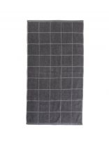 Полотенце банное 50х90 см, 100% хлопок, 500 г/м2, Тейс, Silvano, графит, Турция