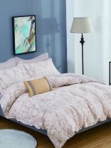 Постельное белье семейное, простыня 220х240 см, 2 наволочки 70х70 см, 2 пододеяльника 145х215 см, Silvano, поплин, бежевое, Оригинальный 40/410-PC/SLV