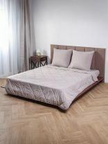 Набор 1.5-спальный, простыня 145х214 см, 1 наволочка 70х70 см, Silvano, поплин, с одеялом 145х215 см, Серый