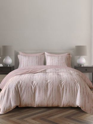 Постельное белье 1.5-спальное, простыня 150х216 см, 1 наволочка 50х70 см, пододеяльник 145х215 см, ART for Home, полисатин, Стриж жаккард, Штрих 14-3803