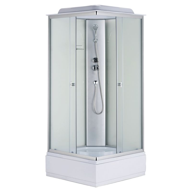 Душевая кабина Loranto 90х90 средний поддон, CS-990ETM/W-90