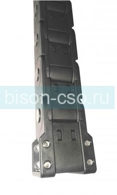 Кабель-канал гибкий 25х25 R55 закрытый, усиленный TMX2550.25.55 (крепления в комплекте)