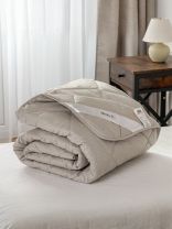 Одеяло евро, 200х220 см, Moyё, Конопля, 300 г/м2, всесезонное, чехол сатин, кант, ИвШвейСтандарт