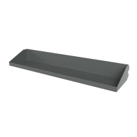 Полка к стойкам «ТИТАН-GS» серебристая