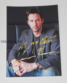 Автограф: Киану Ривз