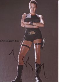 Автограф: Анджелина Джоли. Лара Крофт: Расхитительница гробниц