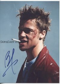 Автограф: Брэд Питт. Бойцовский клуб