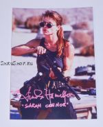 Автограф: Линда Хэмилтон. Терминатор 2: Судный день