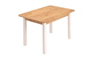 Стол ЛДСП (ш1000*г700*в750мм) Дуб вотан,опоры белые