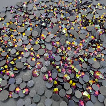 A2 Стразы ГОРЯЧЕЙ Фиксации Fuchsia_AB Mix