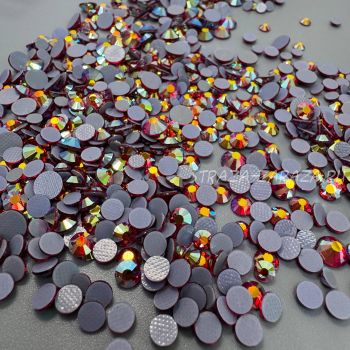 A2 Стразы ГОРЯЧЕЙ Фиксации Light_Siam_AB Mix