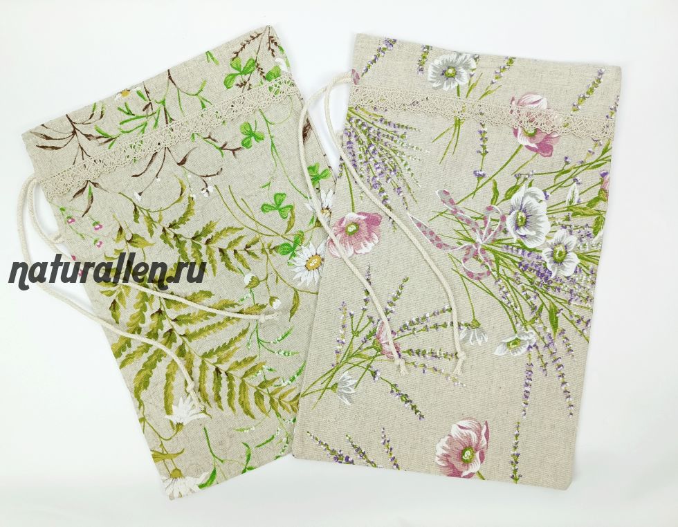 Мешочки для хранения трав "С кружевом" (34*24 см) Рисунок 1