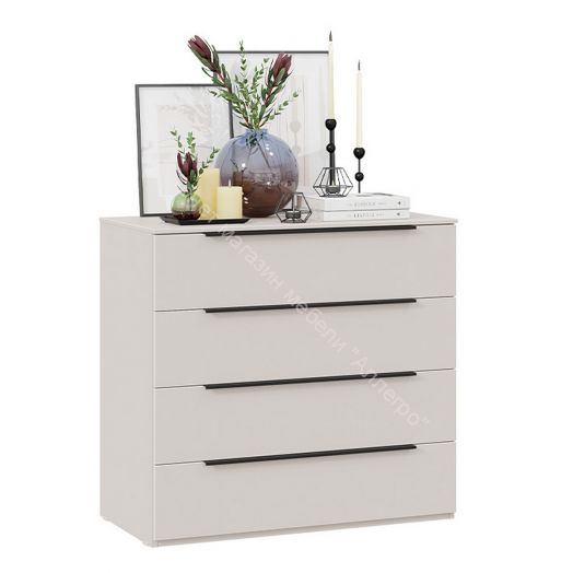 Комод «Порто» - ТД-393.04.01 Кашемир сатин, Кашемир матовый