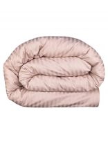 Пододеяльник евро, 200 х 220 см, 100% хлопок, страйп-сатин, бежевый, Monocolor, рис.4423