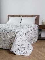 Покрывало 2-спальное, 180х200 см, 100% полиэстер, стеганое, Silvano, Прованс, белое