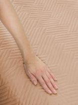 Покрывало евро, 240х260 см, 100% полиэстер, Silvano, Кантри, кофе с молоком