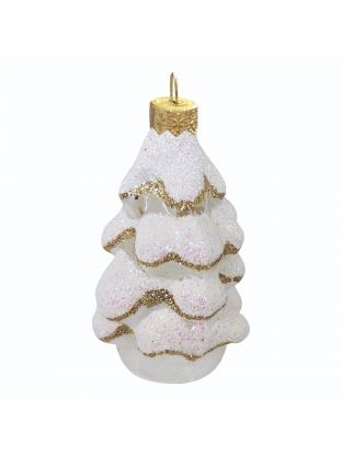 Елочное украшение Елочка, 8 см, прозрачная серия, в подарочной упаковке, ФУ-37/П