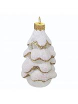 Елочное украшение Елочка, 8 см, прозрачная серия, в подарочной упаковке, ФУ-37/П