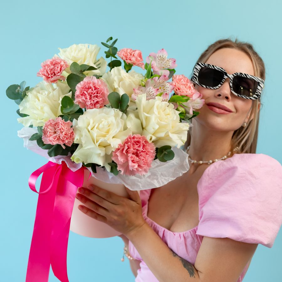 Шляпная коробка размера М