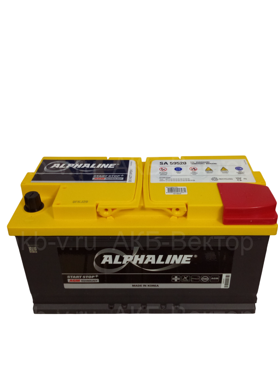 АКБ Alphaline AGM 95Ач 850А(EN) L5 (AX 59520)