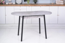 Стол обеденный раздвижной "Кэлли" (ш900/1200*г600*в750 мм) ЛДСП Камень светлый