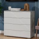 Комод «Хилтон» - 402.010.000 Ателье светлый, Белый матовый