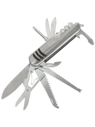 Мультитул сталь, 90х23х20 мм, Следопыт, 11 в 1, PF-MT-01