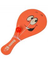 Ракетка c мячом дерево, на резинке, 23 см, T2022-445