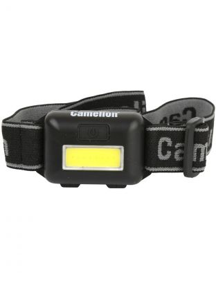 Фонарь налобный, Camelion, 5 355, пластик, 13748