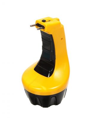 Фонарь ручной, встроенный аккумулятор, зарядка от сети 220 В, пластик, черно-желтый, 15 LED, SPE17194-3