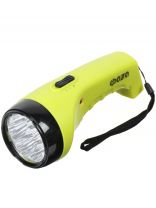 Фонарь ручной встроенный аккумулятор, ФАZА, AccuF2-L07-gn, зарядка от сети 220 В, пластик, зеленый, 2857873