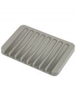 Мыльница настольная, силикон, 11.3х8х1.1 см, 106689