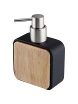 Дозатор для жидкого мыла, Sydney, полирезина, дерево, 10х5х15 см, 230 мл, 106584