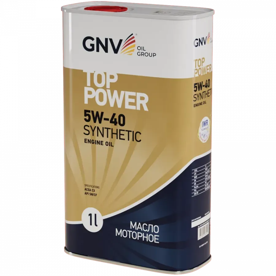 GNV Top Power 5W-40, 1л