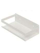 Полка для ванной комнаты нержавеющая сталь, настенные, прямые, 20х10х5.8 см, Diadonna, D7201-20W