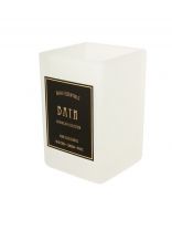 Стакан для зубных щеток, 6.7х6.7х10 см, стекло, черно-белый, Zenfort, Оптима, 106773