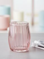 Стакан для зубных щеток, 8.1x10.1 см, стекло, Розовая дымка, GL1001KA-TB