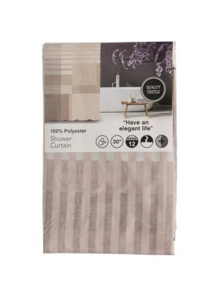 Штора для ванн 180х180 см, полиэстер, Геометрия, A310044