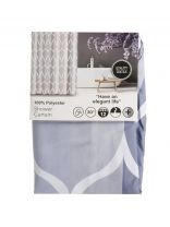 Штора для ванн 180х180 см, полиэстер, Гравитация, A310045