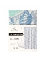 Штора для ванн 180х180 см, Peva, Naonao, зеленый принт, A310151