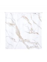 Штора для ванной комнаты 180х180 см, полиэстер, РМС, Мрамор, ШП-02БЖ