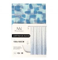 Штора для ванн 180х180 см, Peva, Naonao, голубая, A310155