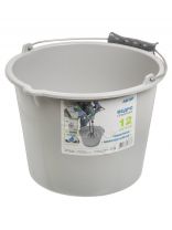 Ведро полипропилен, 12 л, строительное, со сливом, ударопрочное, Акор, Мастер, 010 12 012