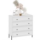 Комод «Пандора» - 414.004.000 Белый снег, Белый матовый