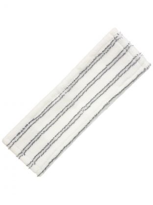 Насадка для швабры микрофибра, 43х13 см, плоская, прямоугольная, серая, Homver, Attack, 231202900/00