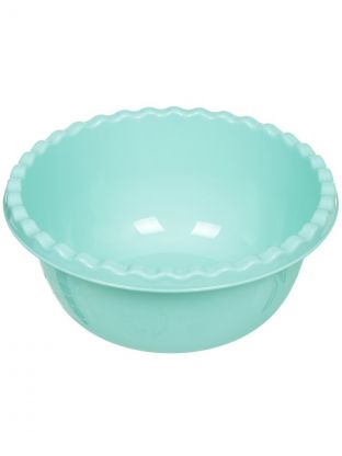 Миска пластик, 5 л, круглая, аквамарин, Idea, М1313